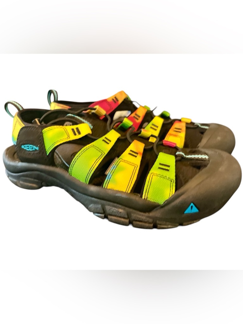 Women’s Newport Retro Hiking Sport Sandals Original Tie-Dye size 9.5